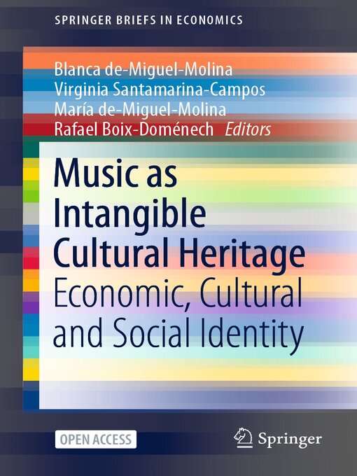 Title details for Music as Intangible Cultural Heritage by Blanca de-Miguel-Molina - Available